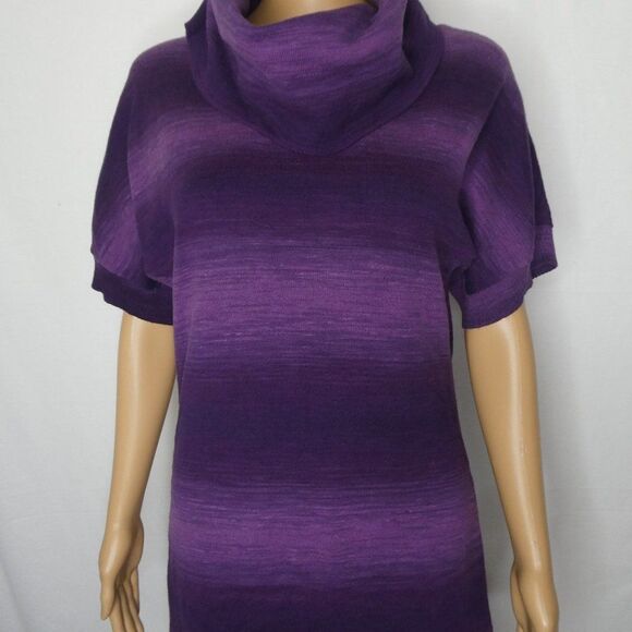 Athleta Zuni Space Dye Sweater Dress Turtleneck Md - Picture 3 of 11